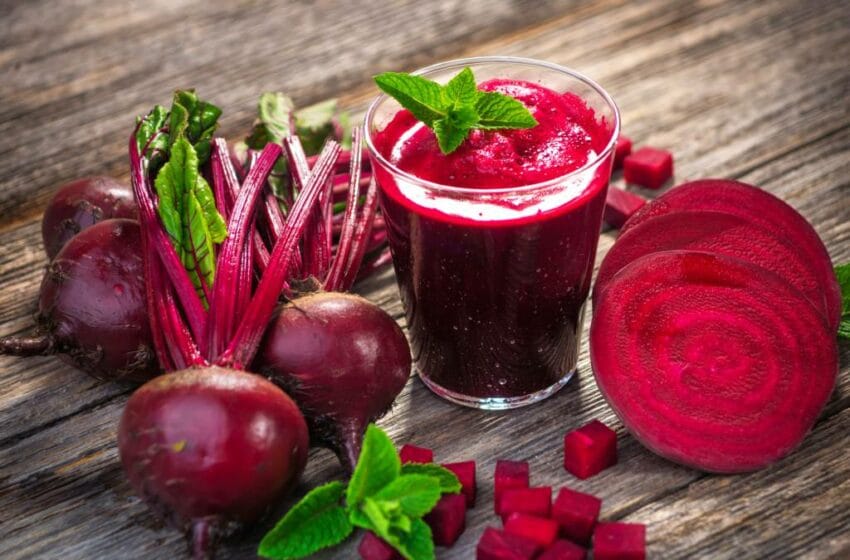 Suco Rosa de Beterraba