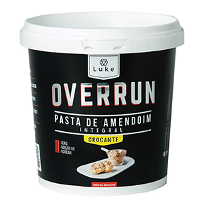 Pasta de Amendoim Avelã e Cacau Zero 1kg - Overrun - Uma das melhores pasta de amendoim