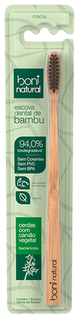 Onde Comprar Escova de Dente Cabo de Bambu e Carvão Ativado Vegana 