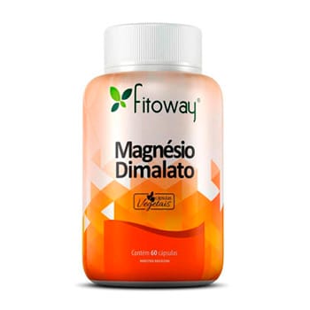 Magnésio Dimalato Vegetal 60 Cápsulas - Fitoway Magnésio Dimalato Vegetal 60 Cápsulas - Fitoway