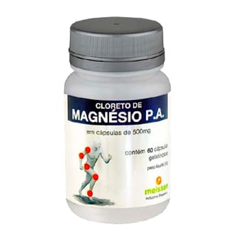 Cloreto de Magnésio 500mg 60 Cápsulas - MEISSEN Cloreto de Magnésio 500mg 60 Cápsulas - MEISSEN