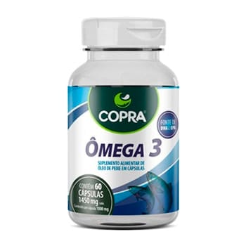 Ômega 3 - 60 Cápsulas - 1450mg - Copra Ômega 3 - 60 Cápsulas - 1450mg - Copra