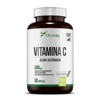 Vitamina C 60 Cápsulas 500mg - Fitoway Vitamina C 60 Cápsulas 500mg - Fitoway