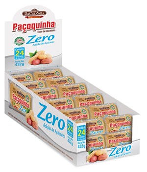 Comprar Display Paçoca Rolha Zero Adição de Açúcar 24 x 18g - DaColônia